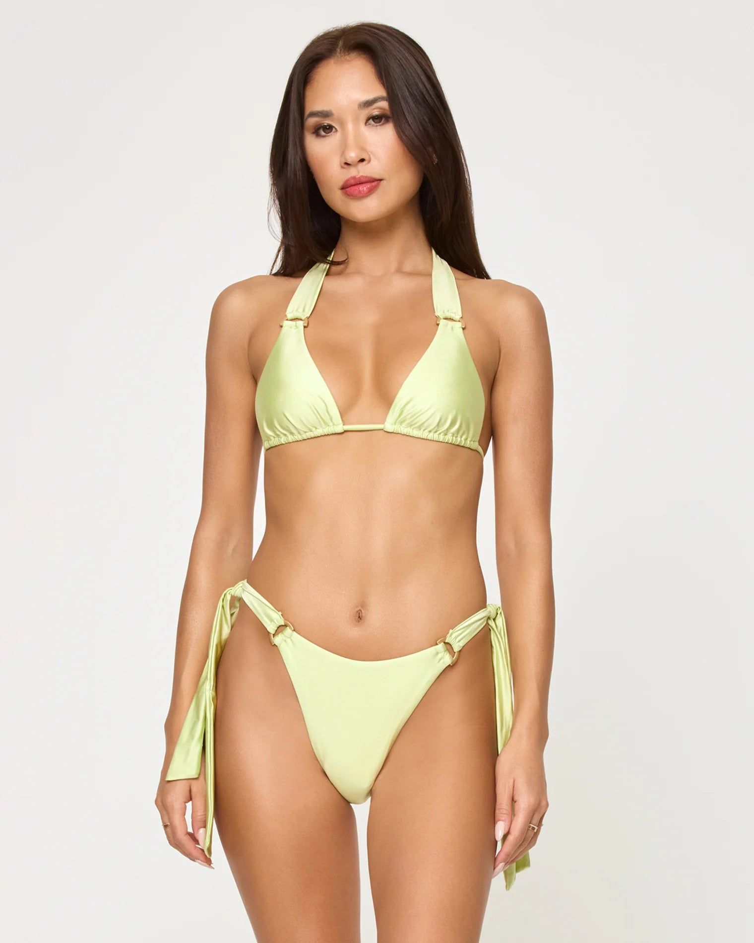 L*Space Kiki Bikini Bottom - Women's High Waisted Swimwear for Beach & Pool - Perfect for Summer Vacations, Swim Parties and Tropical Getaways