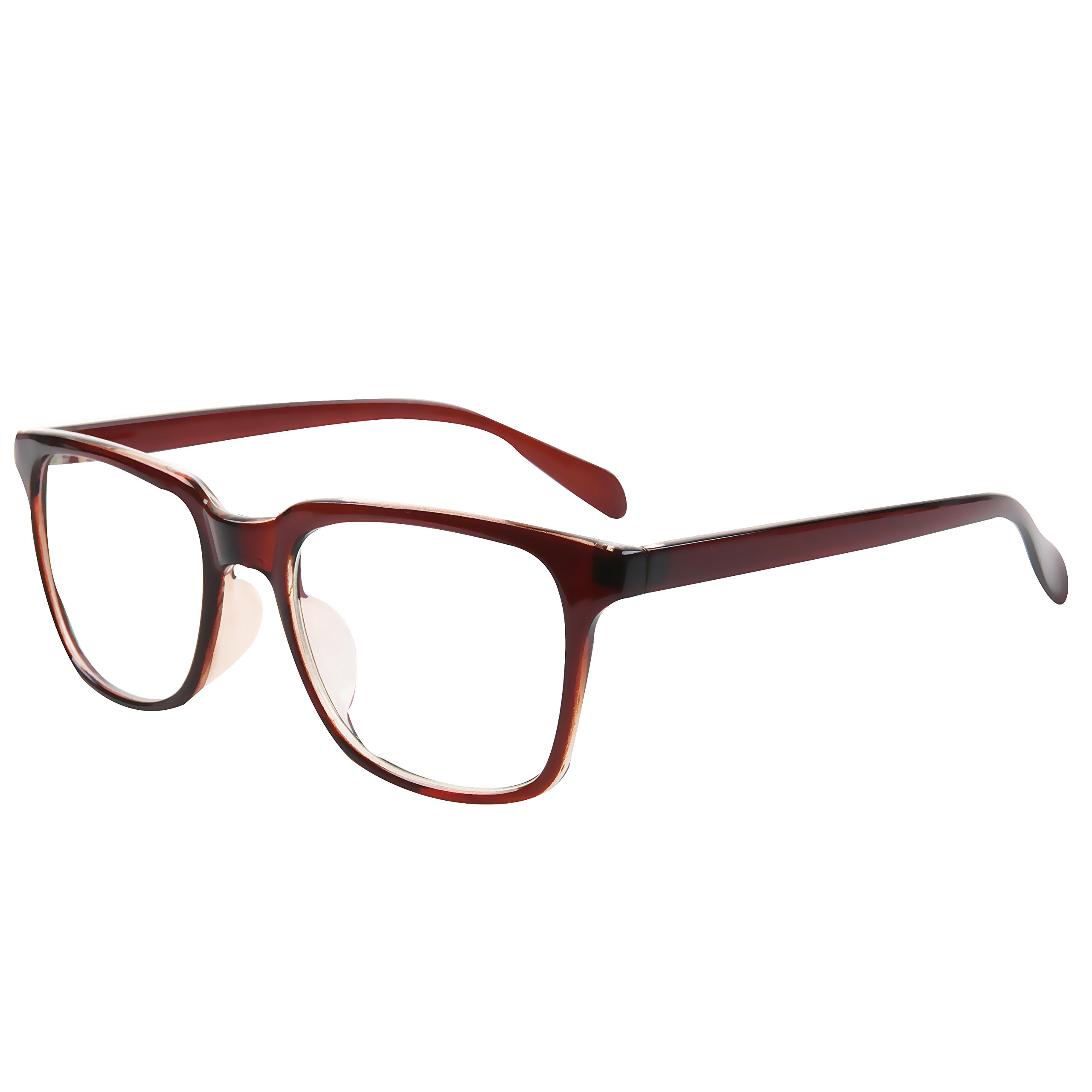 Stylish Black Frame Reading Glasses for Men & Women - Lightweight Comfortable Readers for Office, Computer Work & Reading Books