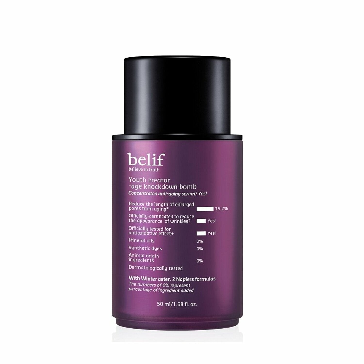 belif Youth Creator Age Knockdown Bomb 50mL - Anti-Aging Moisturizer Cream for Face & Neck - Perfect for Daily Skincare Routine & Nighttime Hydration
