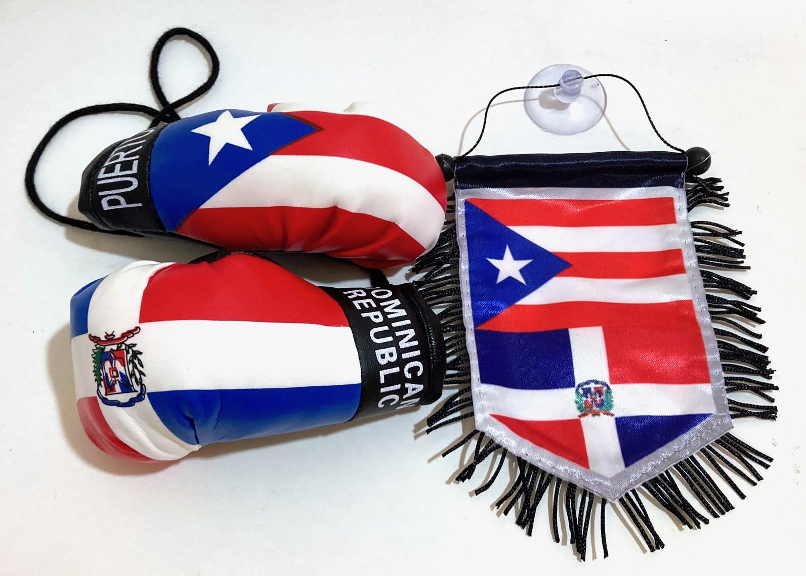 Dominican Puerto Rican Flag - Premium Quality Car, Home, Wall, Door & Window Decoration - Perfect for Parties, Events & Patriotic Displays