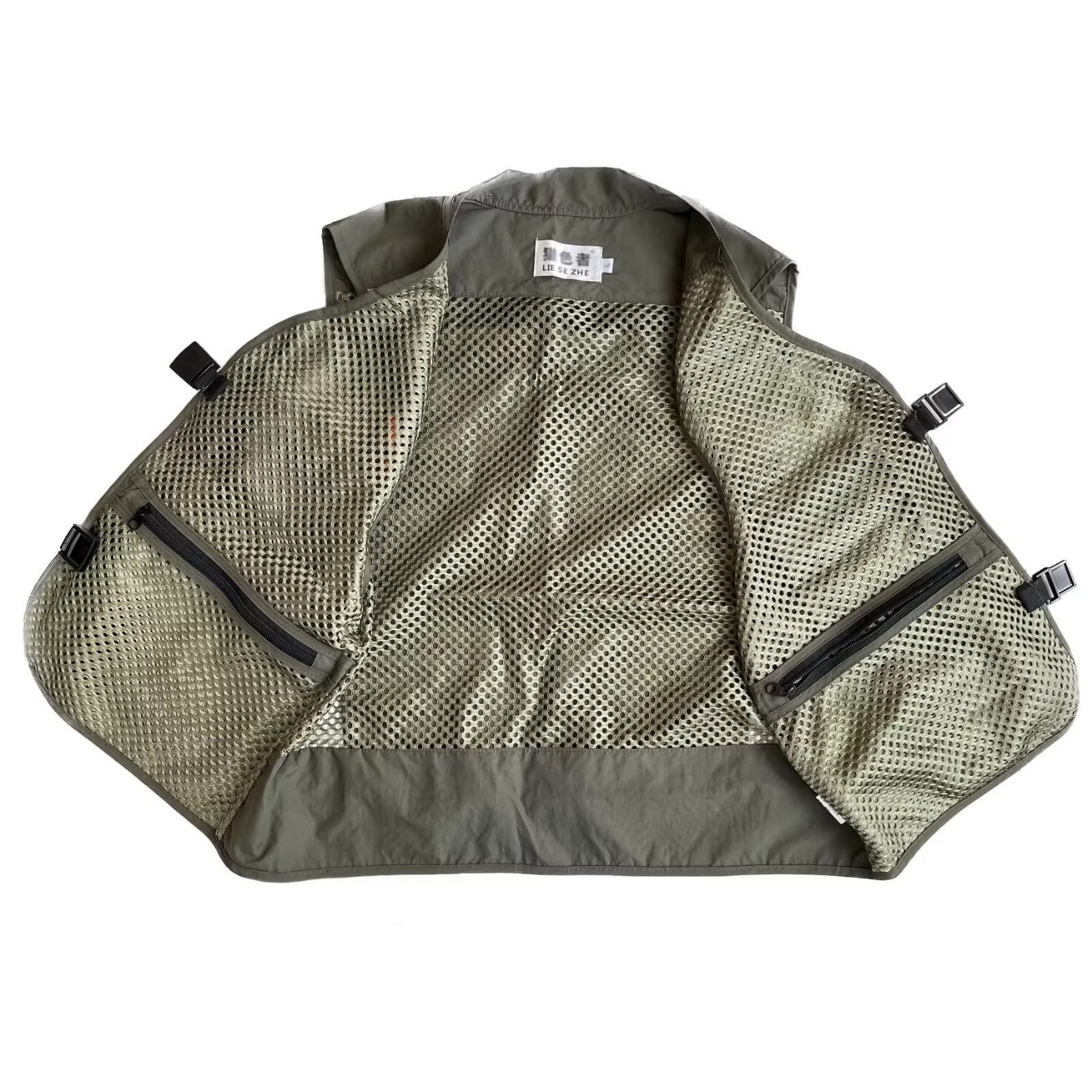 Men's Breathable Mesh Vest with Multiple Pockets - Lightweight Outdoor Gear for Travel, Fly Fishing & Photography | Perfect for Hiking, Camping & Adventure Activities