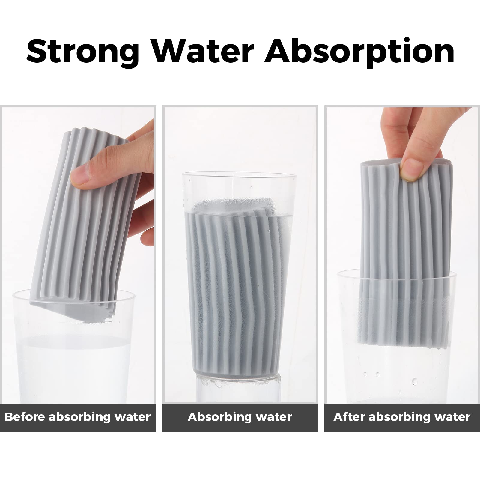 2-Pack Damp Clean Duster Sponge Set - Multi-Purpose Cleaning Brush for Blinds, Glass, Baseboards, Vents, Mirrors & More - Perfect for Dusting, Wiping & Deep Cleaning Hard-to-Reach Areas in Home & Office