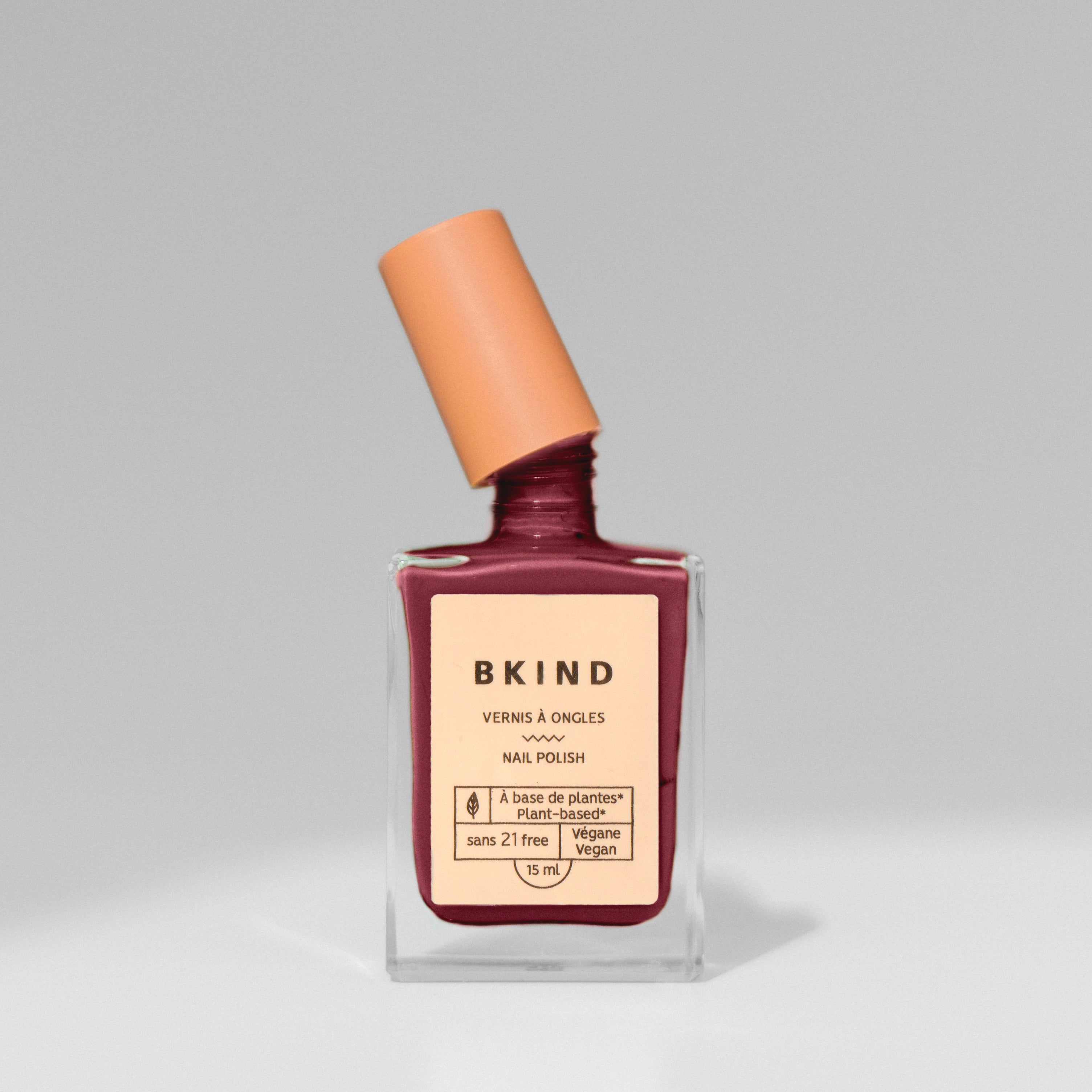 Petite Bourgogne Nail Polish - Long Lasting Vegan Nail Lacquer for Women | Perfect for Everyday Wear & Special Occasions