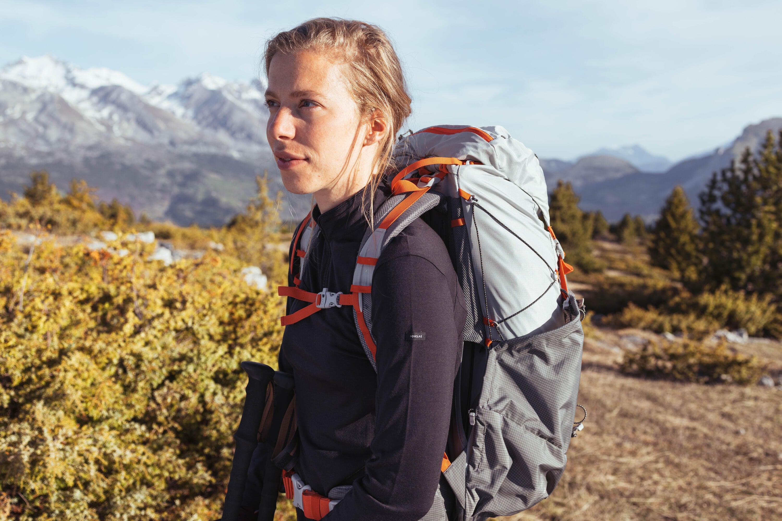 Forclaz Women's Ultralight Hiking Backpack 45+10L MT900 UL - Lightweight Travel Backpack for Trekking, Camping & Outdoor Adventures