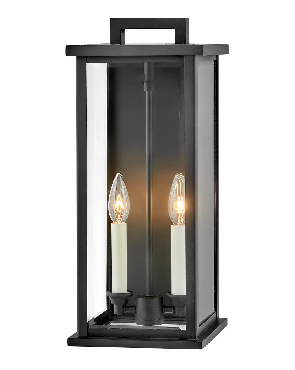 Warby Outdoor Wall Lantern - Waterproof LED Porch Light with Motion Sensor, Dusk to Dawn Lighting for Patio, Garden, Garage & Front Door Security (Black)