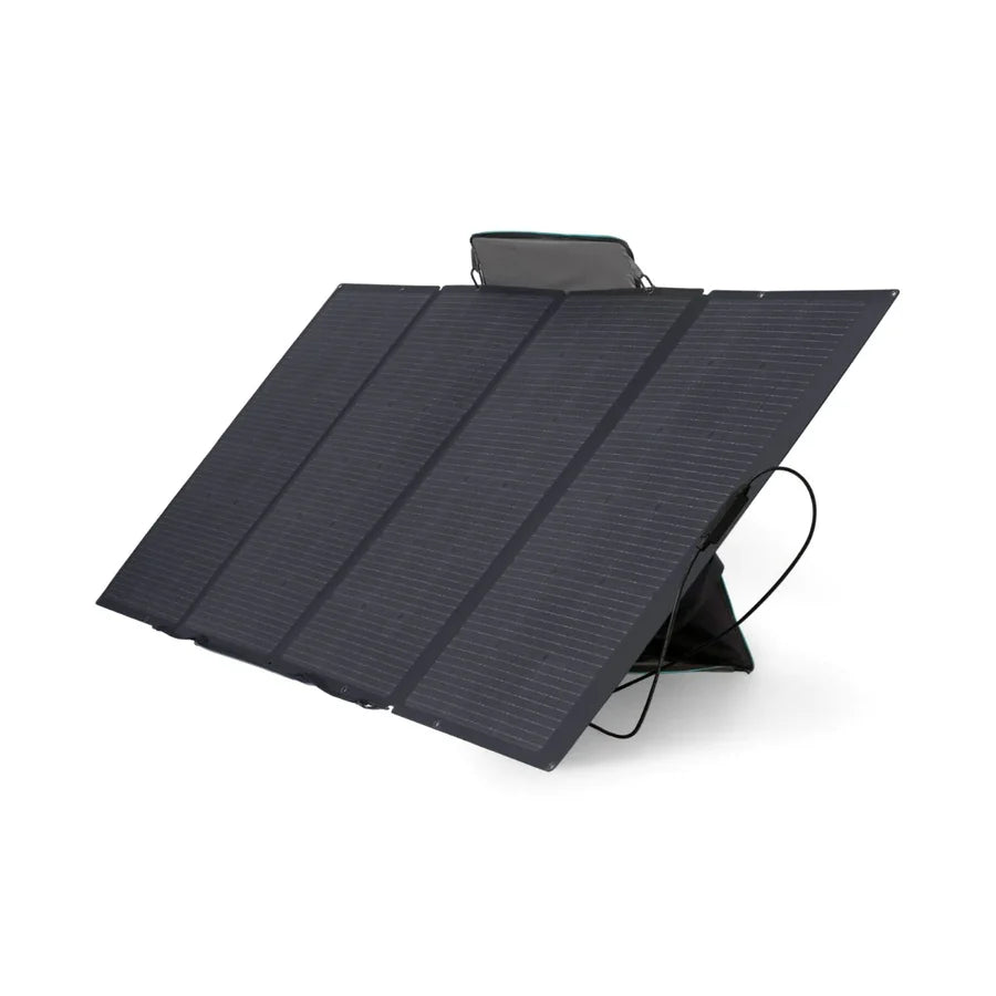 EcoFlow DELTA Pro Portable Power Station with 400W Solar Panel & Transfer Switch - Perfect for Home Backup, Camping, and Emergency Power Supply