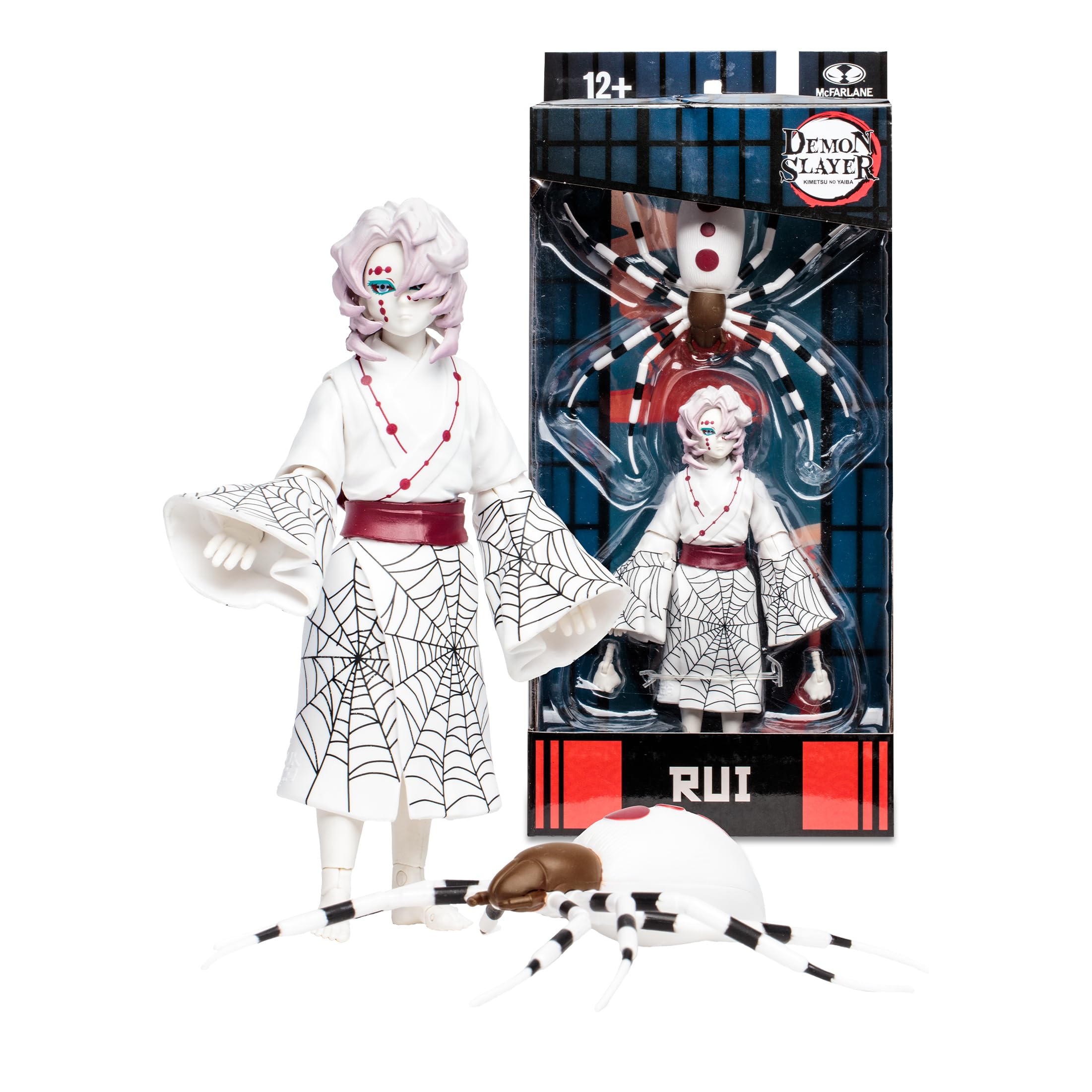 McFarlane Toys Demon Slayer Rui 7-Inch Action Figure - Anime Collectible for Fans, Gift for Anime Lovers, Perfect for Display & Cosplay Scenes