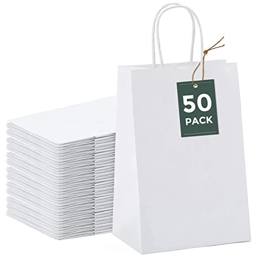White 5.25x3.75x8 Inch 50Pcs