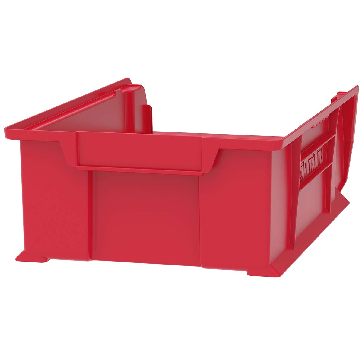 Akro-Mils 30280 Large Plastic Storage Bins - 4-Pack Stackable Organizer Bins for Garage, Classroom & Warehouse (20