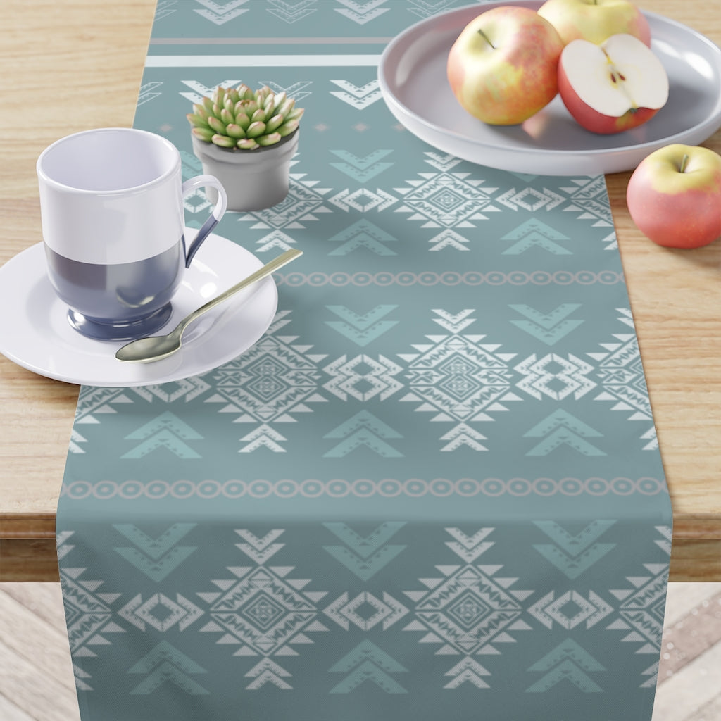 Lake Tahoe Table Runner - Premium Cotton Kitchen Tablecloth for Dining Room Decor, Holiday & Wedding Table Setting - Perfect for Farmhouse, Rustic & Modern Home Decor