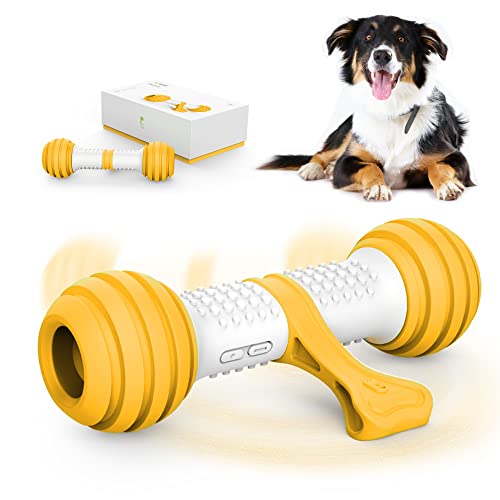 Automatic Dog Bone Yellow Color
