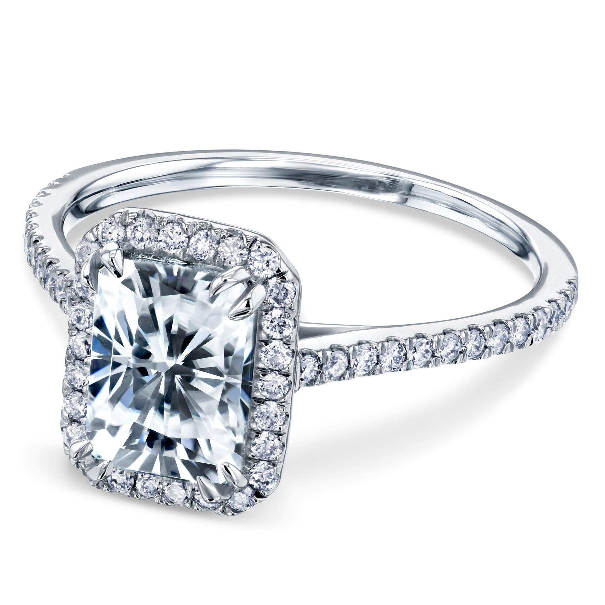 1.8ct Radiant Cut Forever One Moissanite Engagement Ring in 14K Gold - Perfect for Proposals, Weddings & Anniversary Gifts