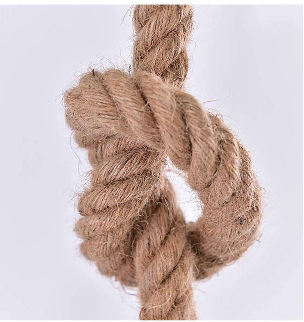 Natural Hemp Rope for Gardening, Cat Scratching, Crafts & Bundling - 14mm Thick x 50M Long - Eco-Friendly Jute Rope for DIY Projects, Outdoor Use & Pet Toys