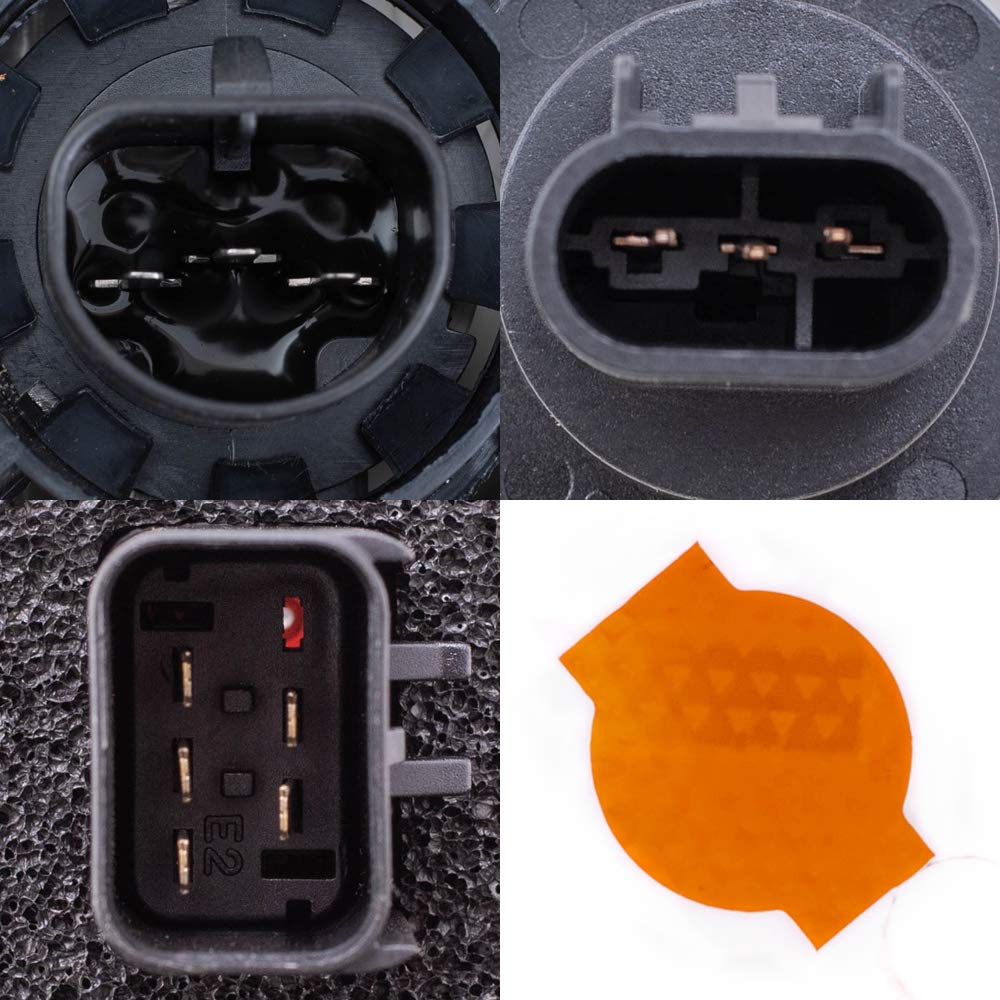 Brock Replacement Headlights, Parking Signal Lights & Tail Lights Set Compatible with 2005-2007 Jeep Liberty - Perfect for Night Driving & Enhanced Vehicle Safety