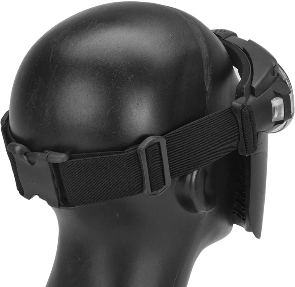 Evike Airsoft Pro-Goggle Full Face Mask with Integrated Fan - Black | Tactical Airsoft Gear for Outdoor Games & Military Simulation