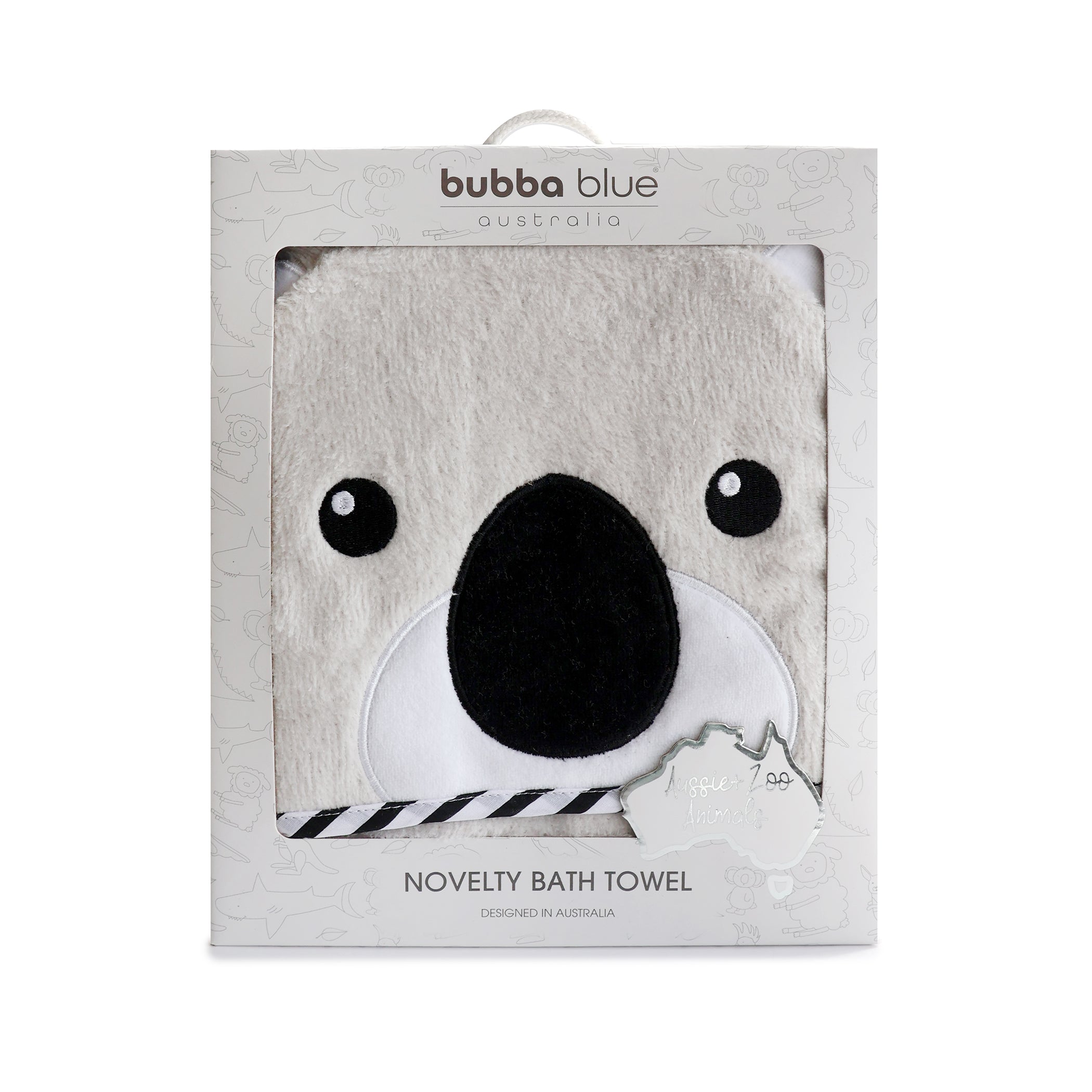 Cute Koala Hooded Bath Towel for Kids - Soft & Absorbent Australian Animal Themed Bathrobe for Boys & Girls - Perfect for Bath Time, Swimming, and Beach Fun