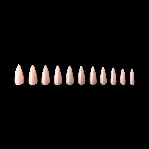 Apres Gel X Neutral Lila Natural Nail Tips 150pc - Medium Stiletto Shape for Salon & DIY Manicures | Perfect for Weddings, Parties & Everyday Wear