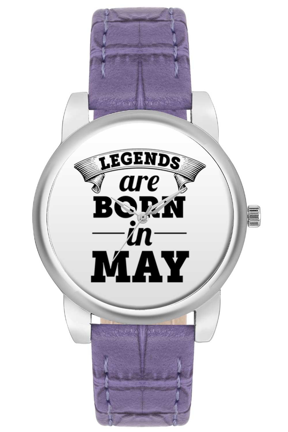BIGOWL Women's Fashion Watch - Elegant Analog Leather Band Watch for Girls, Perfect Birthday Gift for May Born - Ideal for Casual Wear, Office & Special Occasions