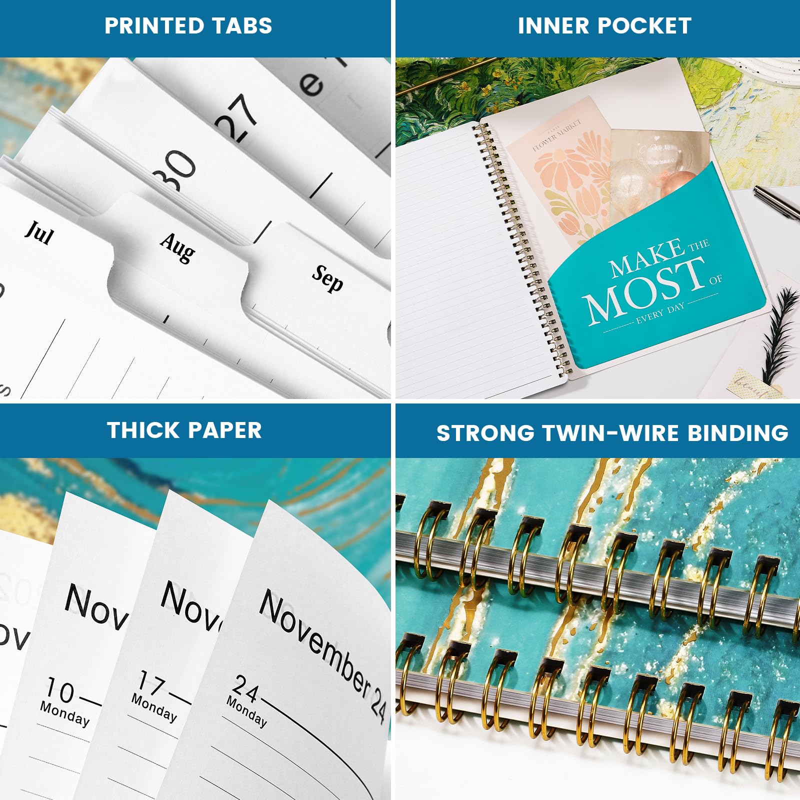 2025-2026 Academic Planner | July 2025 to June 2026 Weekly & Monthly Organizer | 9
