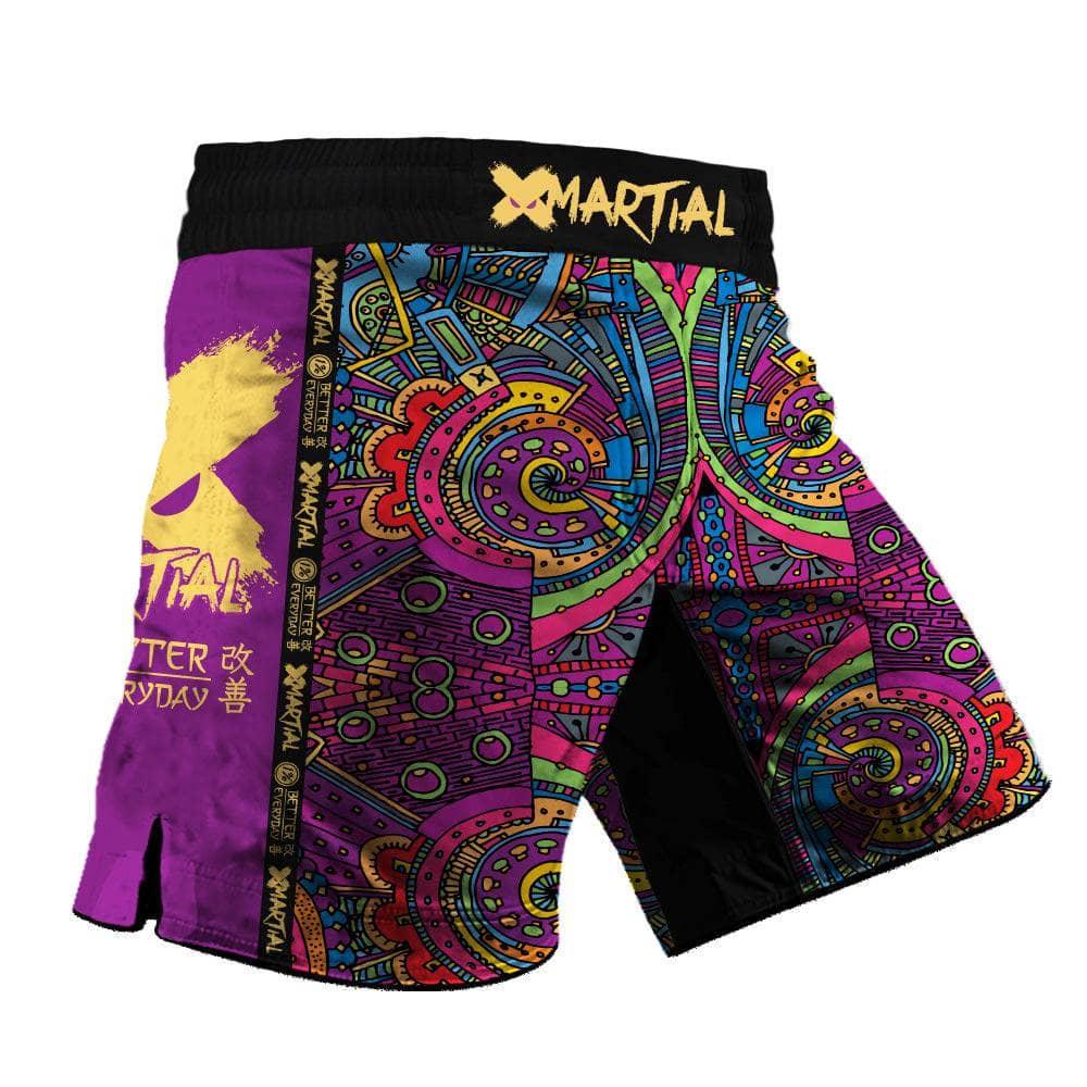 Premium Aztec 2.0 Hybrid BJJ Shorts for Men - Lightweight MMA & Brazilian Jiu-Jitsu Training Gear - Perfect for Grappling, No-Gi & Combat Sports Workouts