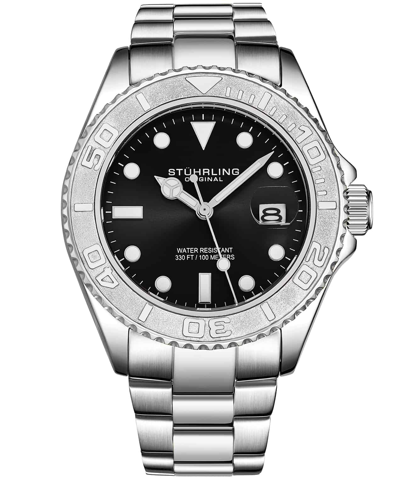 Oceana 3967 Quartz 42mm Diver Watch - Waterproof Mens Wristwatch for Swimming, Diving & Outdoor Activities