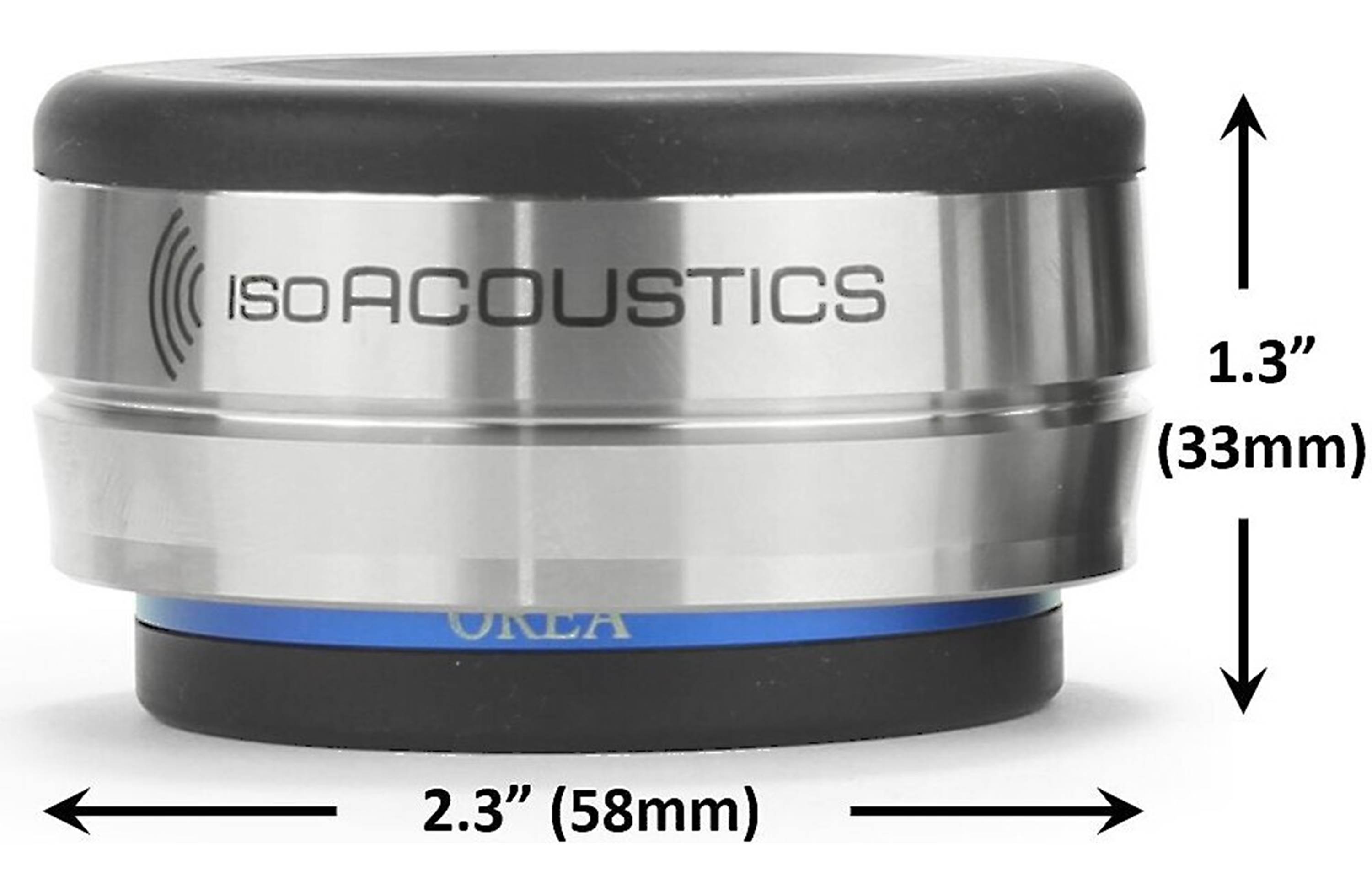 Isoacoustics Orea Indigo Single Vibration Isolator for Speakers, Turntables & Audio Equipment - Reduce Resonance & Improve Sound Quality - Perfect for Home Studios & Hi-Fi Systems