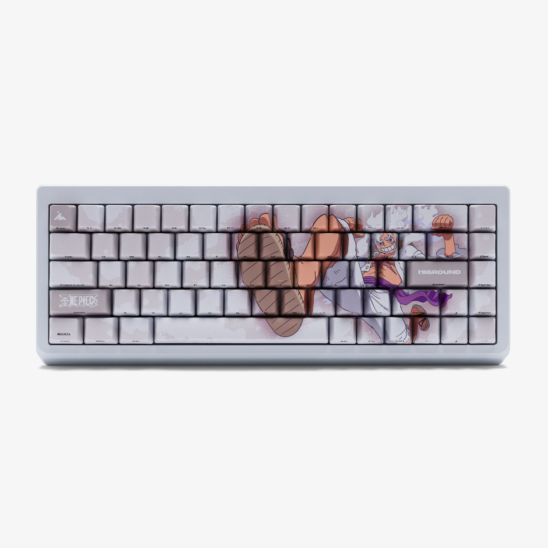 One Piece x HG 68 Keycaps Set - Gear 5 Anime Mechanical Keyboard Keycaps for Gaming & Typing - Perfect for One Piece Fans & Mechanical Keyboard Enthusiasts