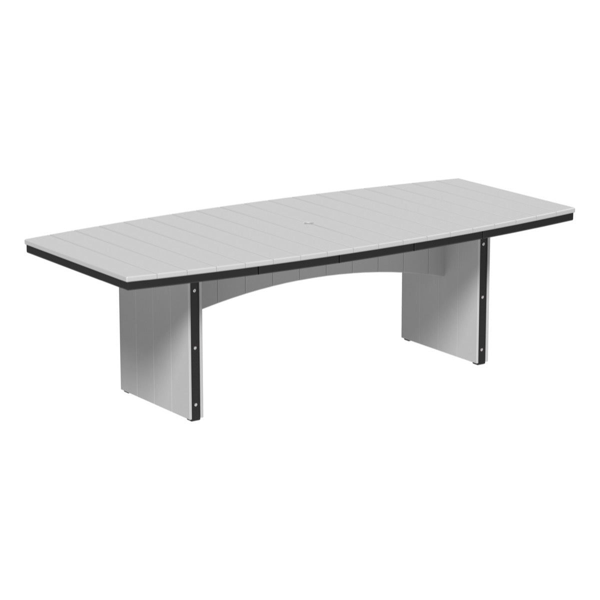 LuxCraft Modern Oval Dining Table 4x8 Feet - Space-Saving Urban Furniture for Small Apartments & Open-Concept Homes | Perfect for Dinner Parties, Family Gatherings & Contemporary Interior Design