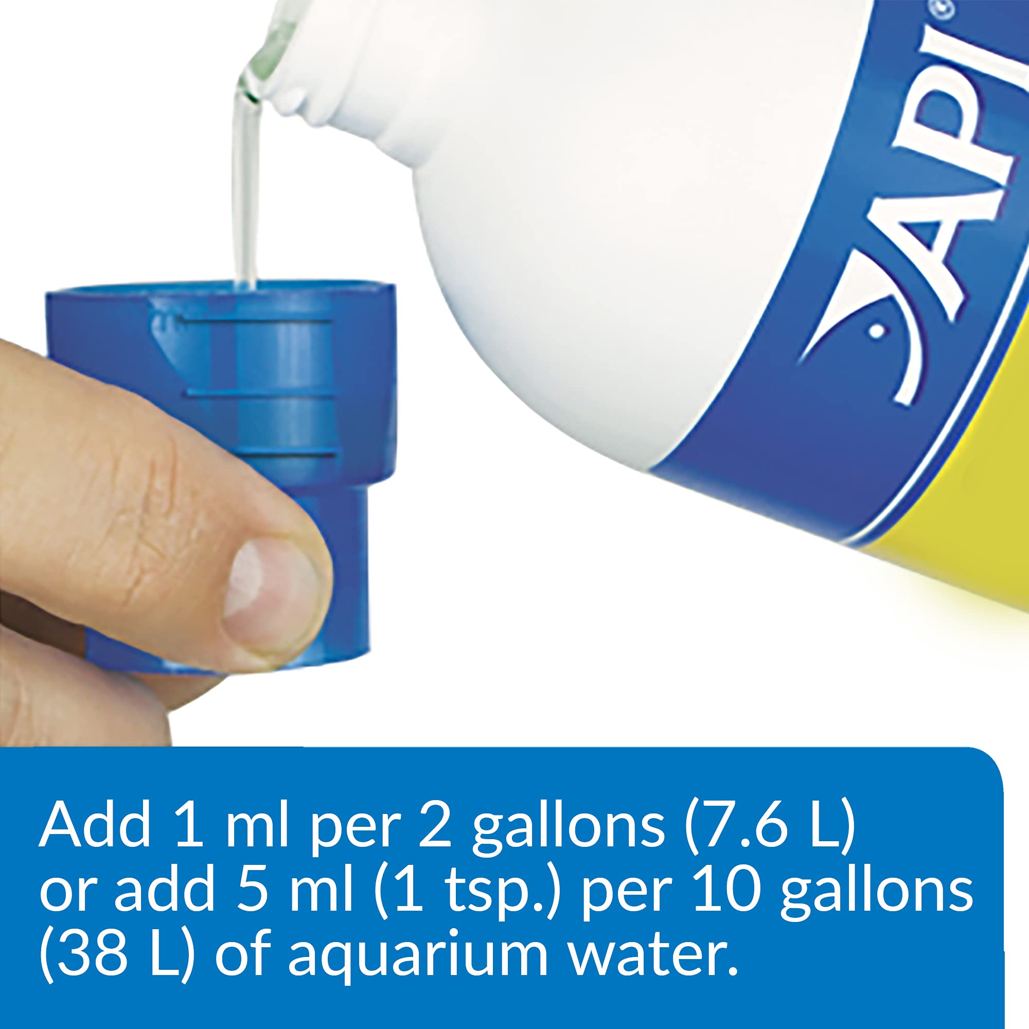 API TURTLE WATER CONDITIONER - 4 oz Bottle for Reptile & Turtle Tanks | Removes Chlorine & Heavy Metals | Safe for Aquatic Pets | Perfect for Water Changes & Tank Maintenance