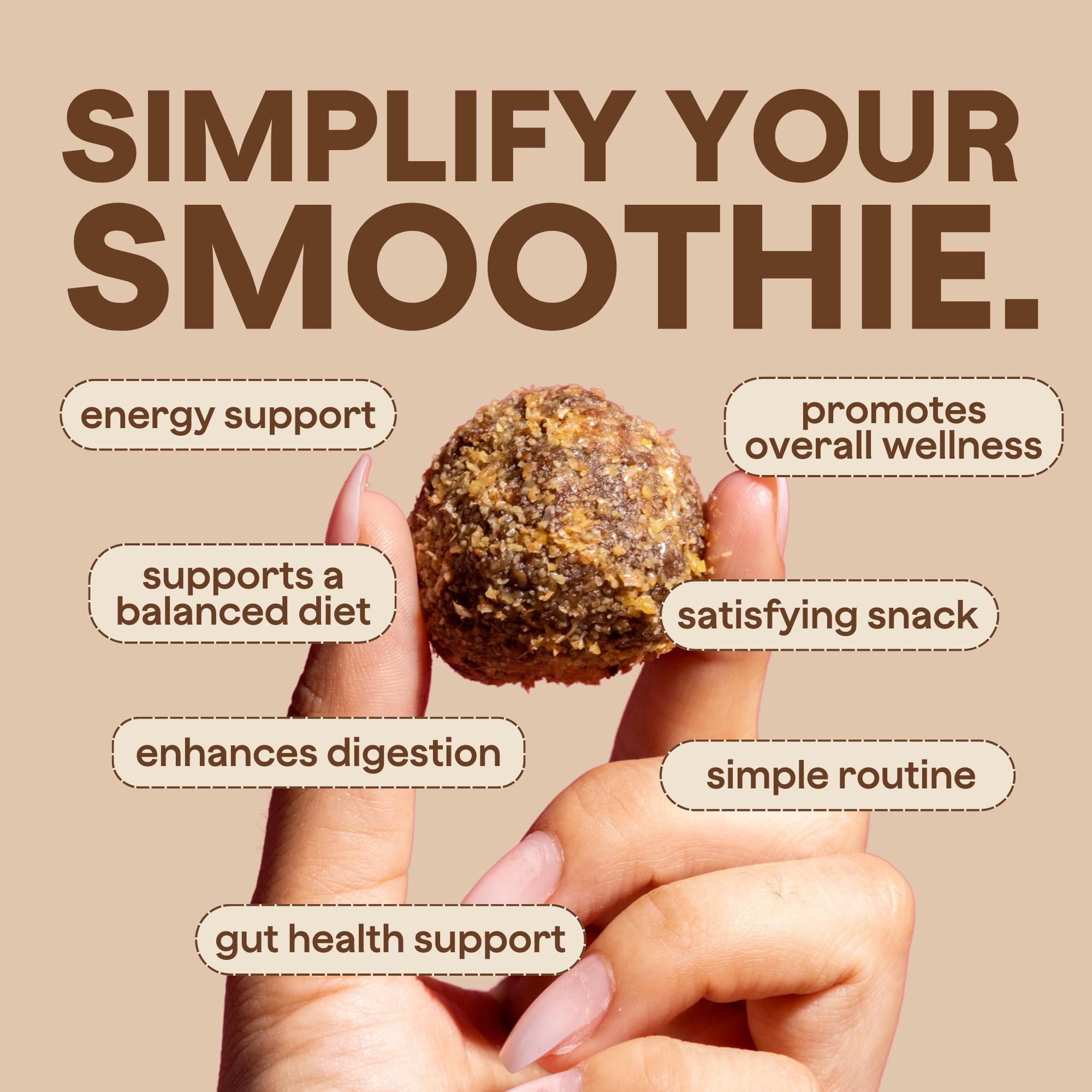 The Bomb Co. Blender Bomb - Java Jolt Superfood Smoothie Mix with Coffee & Amino Acids for Energy Support | High Fiber 10 Servings | Perfect for Post-Workout Recovery & Morning Energy Boost