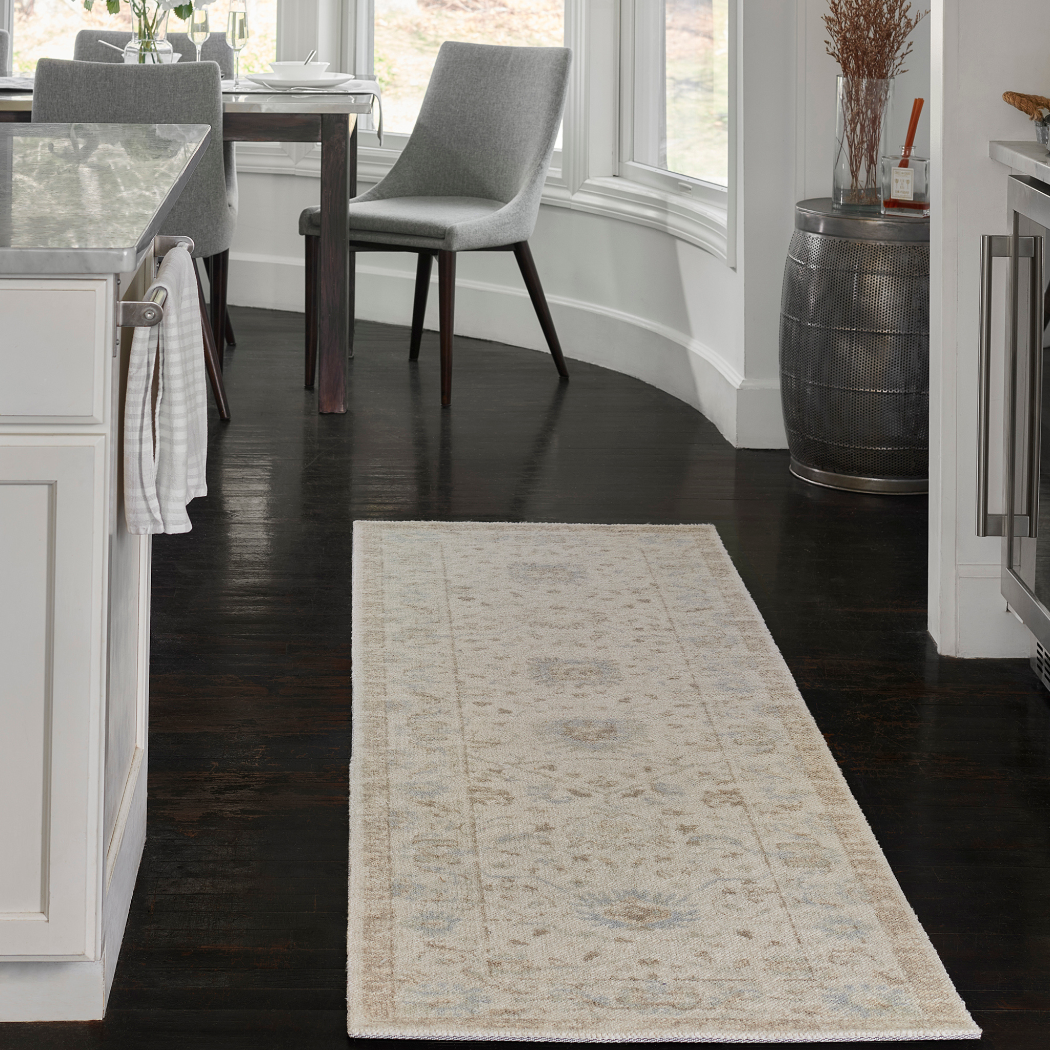 Ana Beige Wool Area Rug - Soft & Durable Handmade Wool Rug for Living Room, Bedroom, or Office - Perfect for Cozy Home Decor