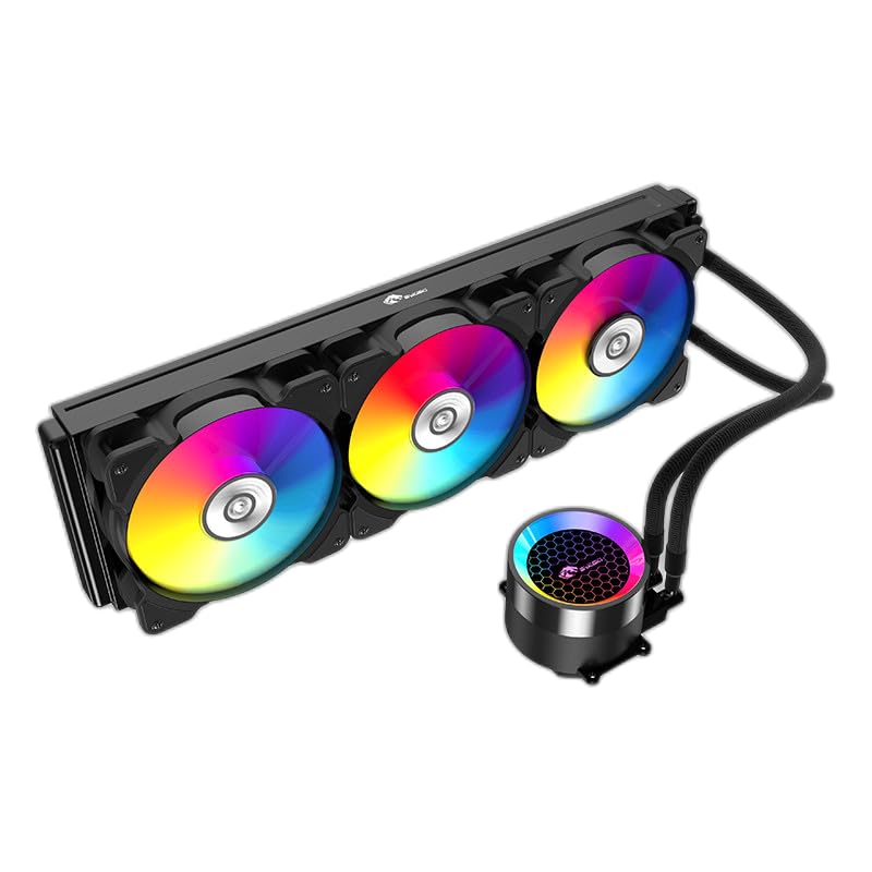 Bykski AIO 240mm RGB Liquid CPU Cooler - High Performance Integrated Cooling System for Gaming PC & Workstation (B-FRD240-RBW) | Perfect for Overclocking & Silent Operation