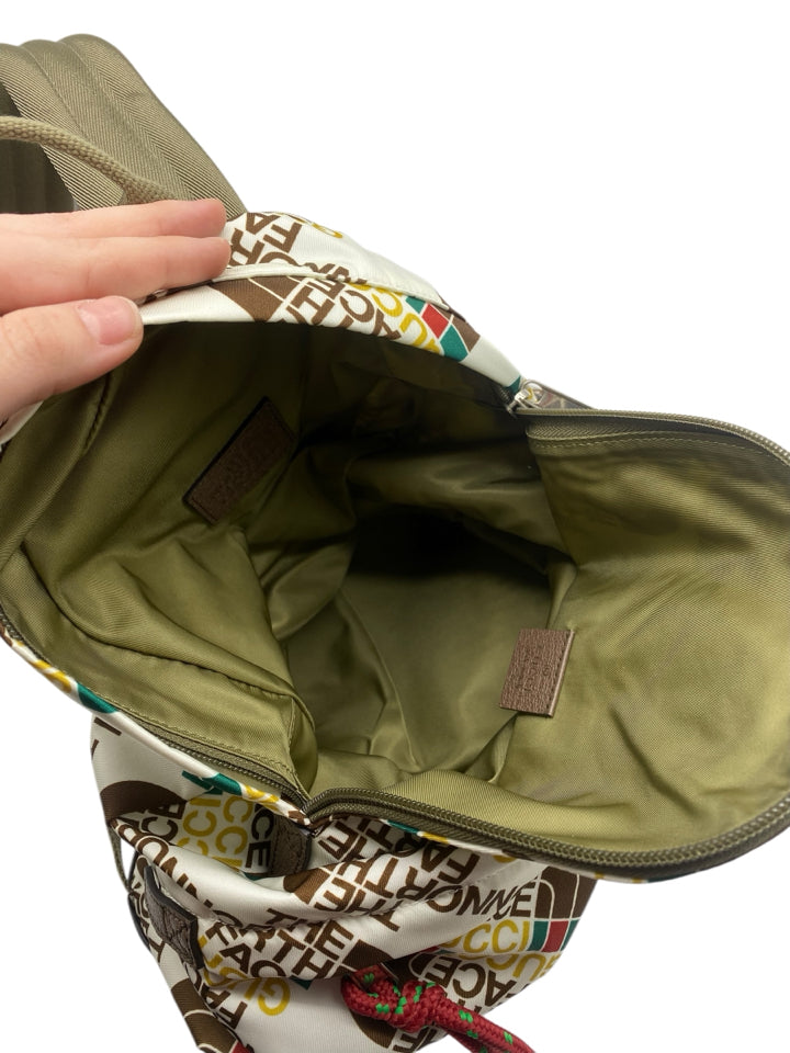 Gucci x The North Face Unisex Waterproof Hiking Backpack - Durable Travel & Outdoor Adventure Backpack for Men & Women