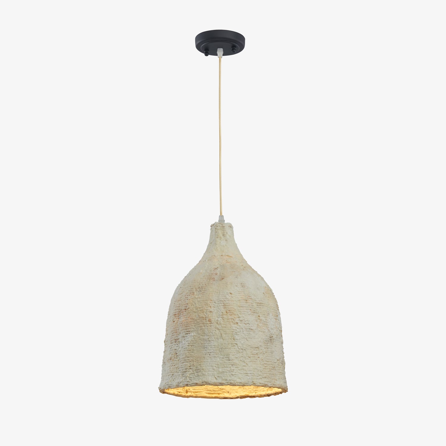 Elena Dome Pendant Lamp - Modern Glass Ceiling Light Fixture for Dining Room, Kitchen, Living Room & Bedroom Lighting Decor