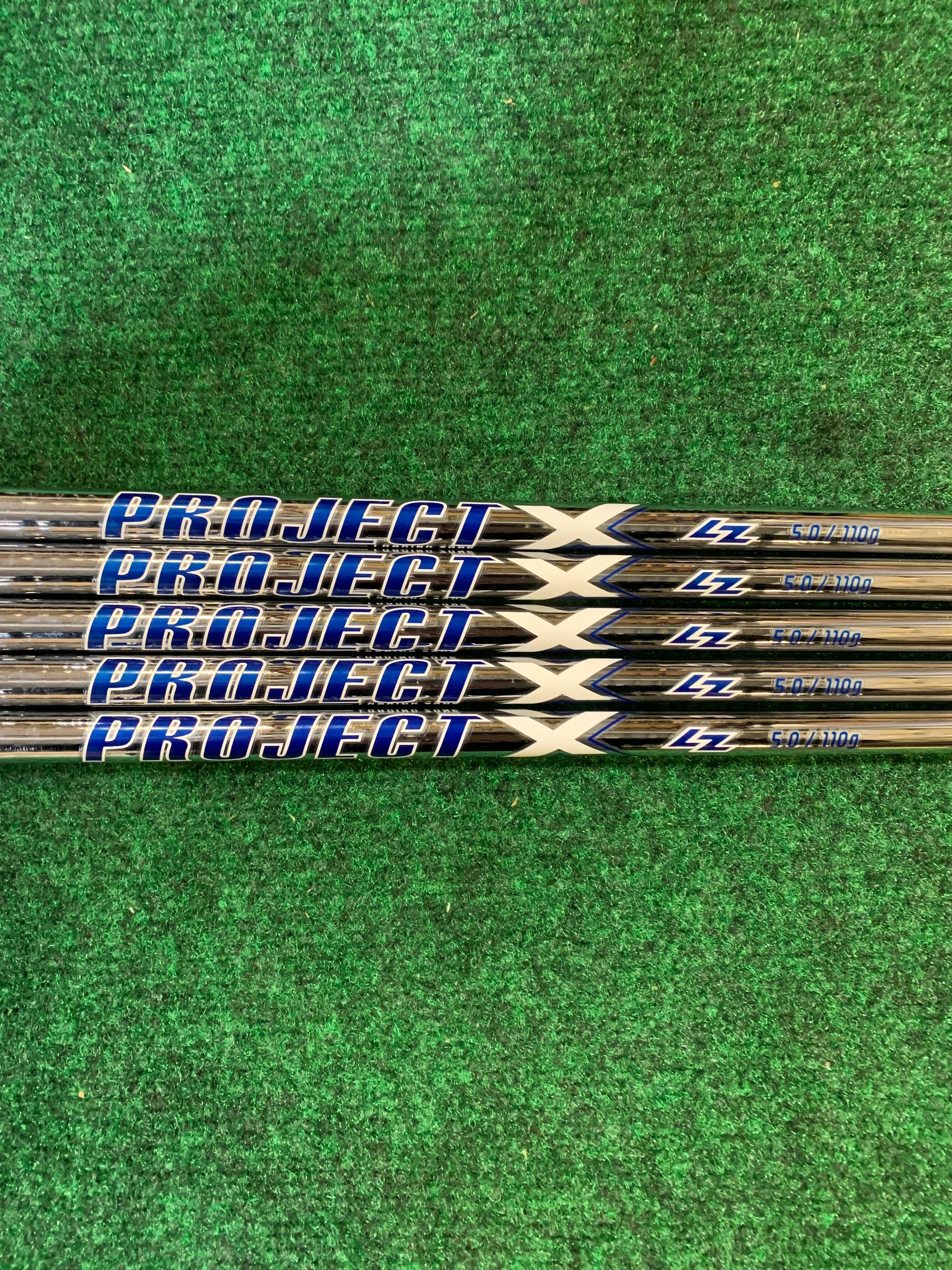 True Temper Project X LZ 5.0 Regular Flex 6 PW Iron Set Shafts .355 Golf Club Shafts - Perfect for Mid-Handicap Golfers Seeking Control and Consistency on the Course