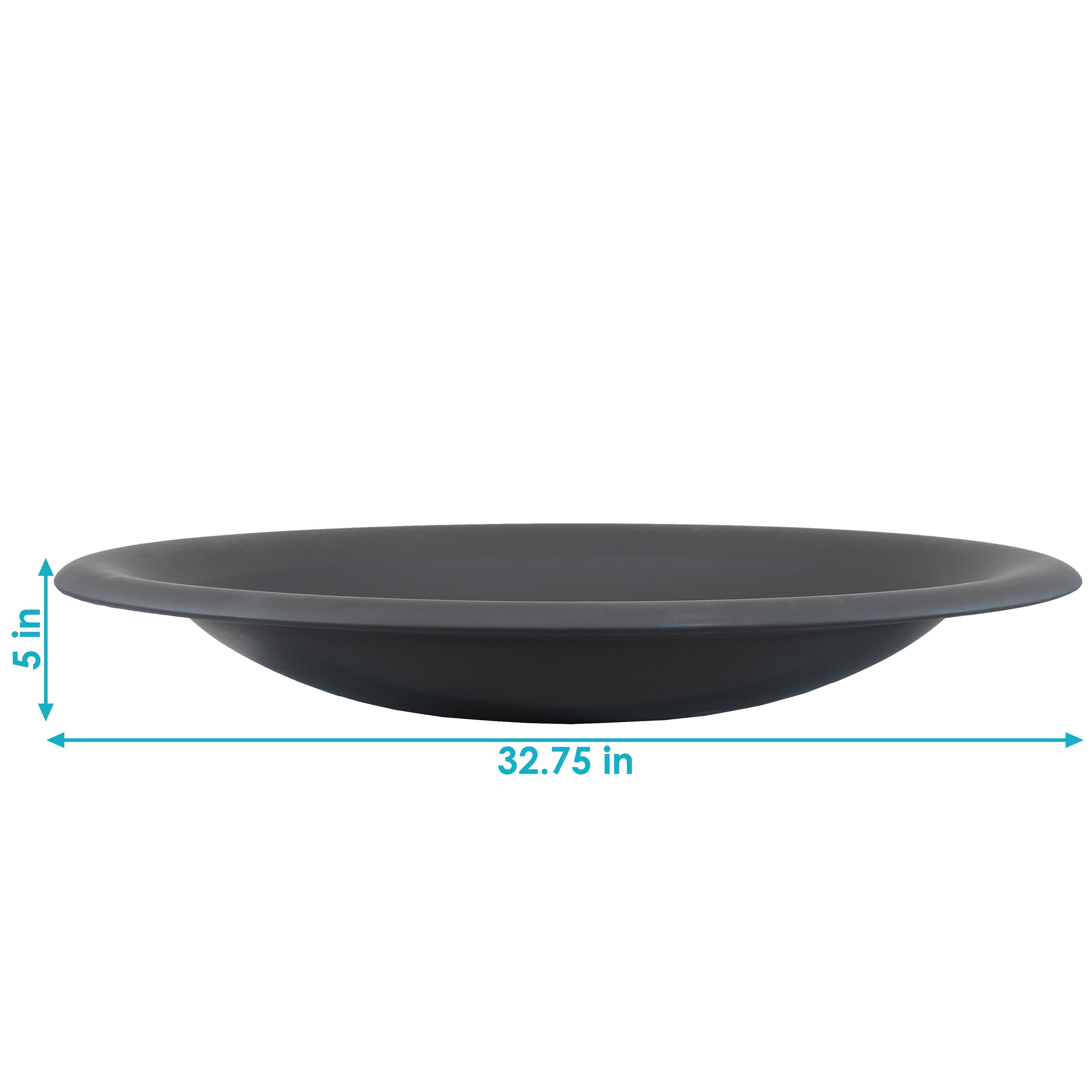 Sunnydaze 24-Inch Steel Fire Pit Bowl Replacement - Heavy Duty & Rust-Resistant for DIY Fire Pit Stand or Existing Outdoor Fireplace - Perfect for Backyard, Patio, Camping & Bonfire Nights