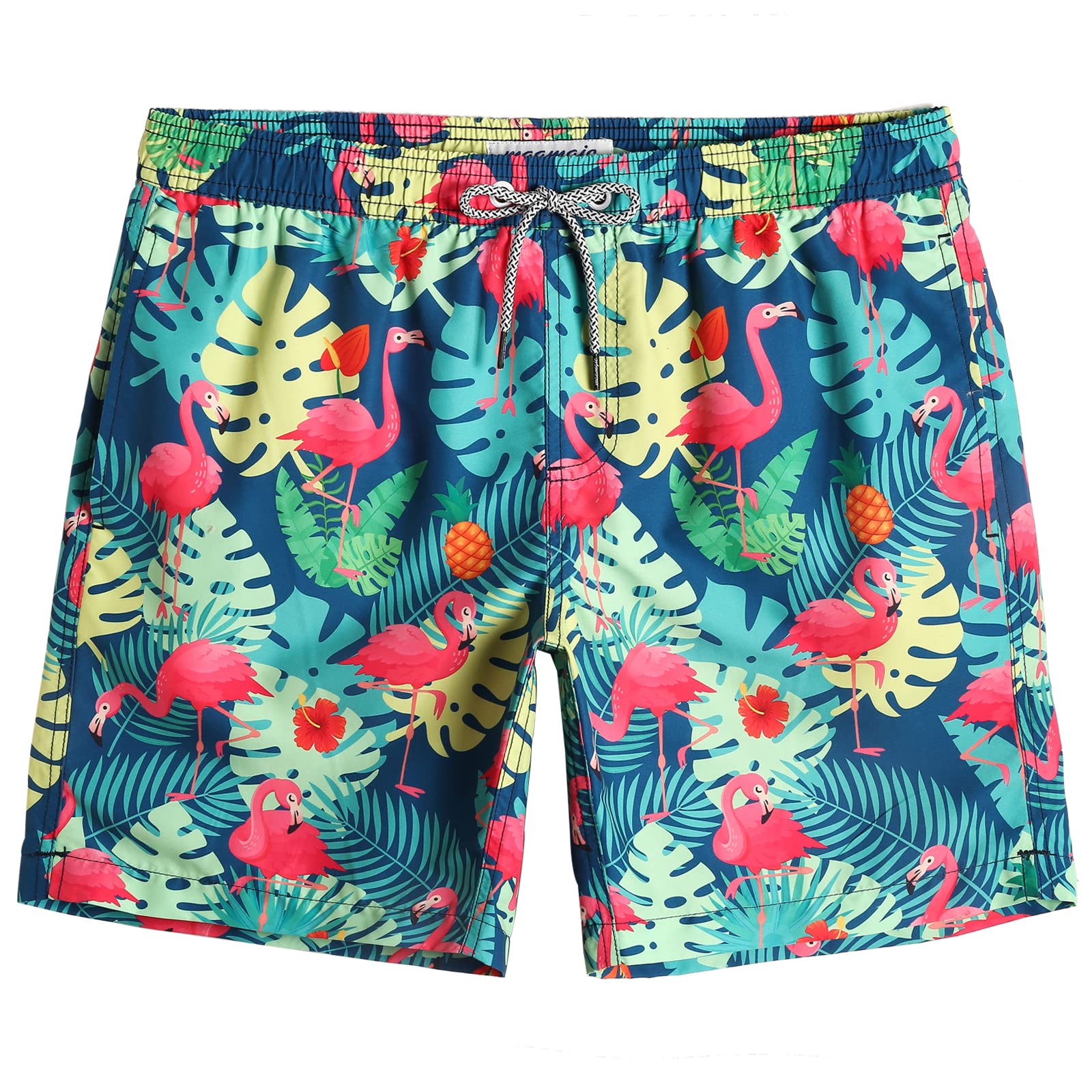 Men's Quick Dry Swim Shorts - Slim Fit Bathing Suits with Mesh Lining for Beach & Pool