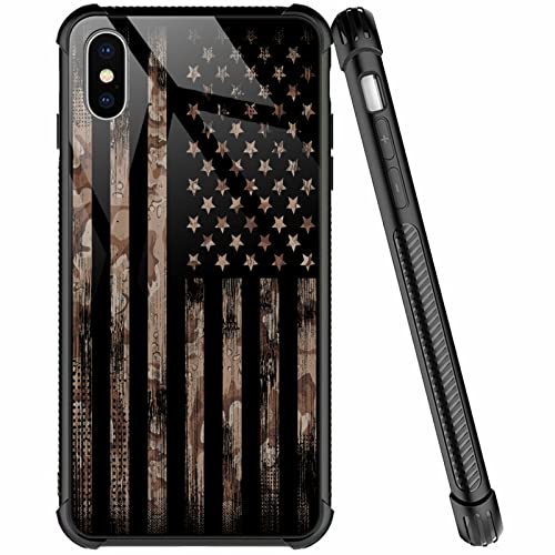 Wood Grain American Flag