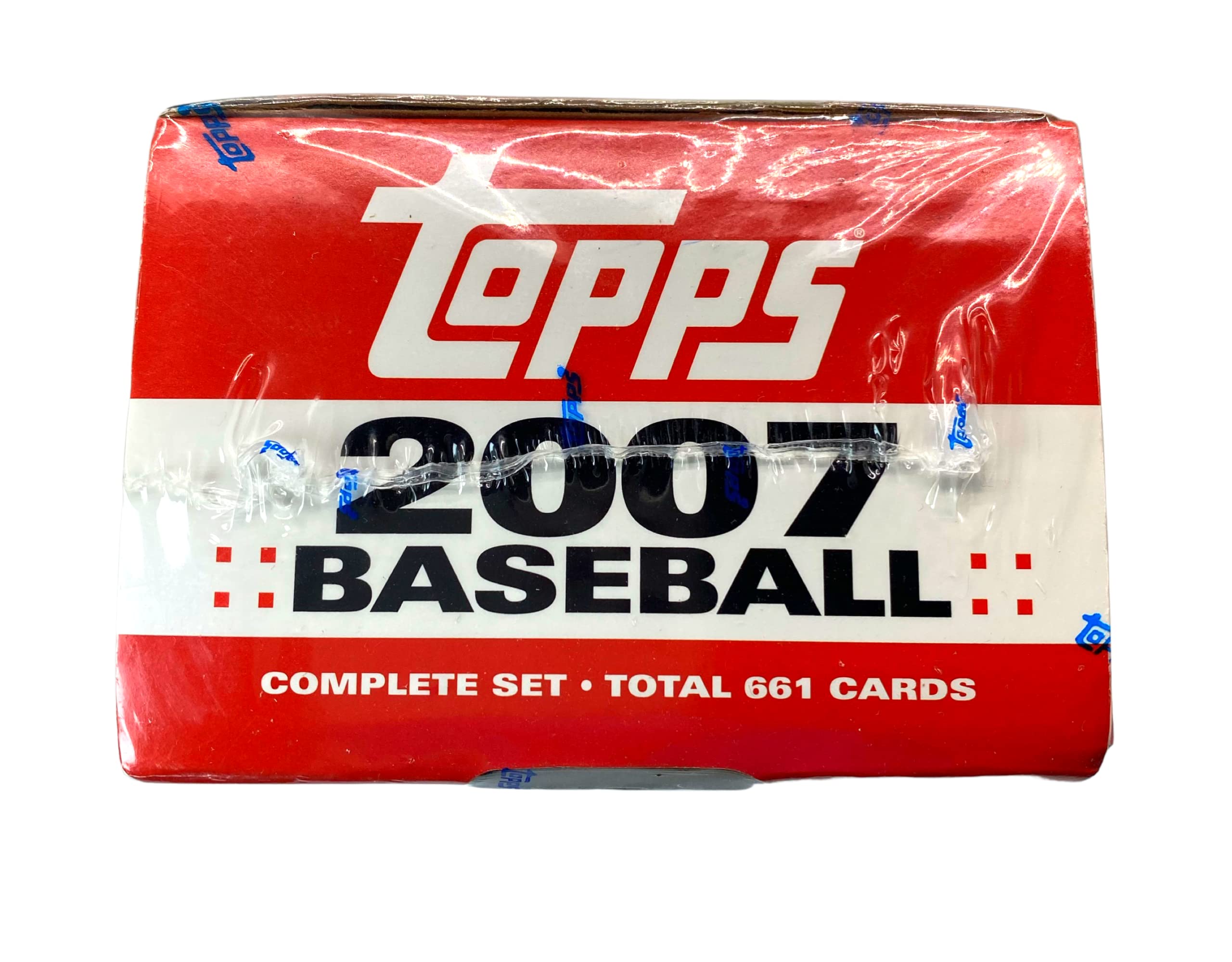 2007 Topps Baseball Complete Factory Set - 661 Cards with Bonus Rookie Pack | MLB Trading Cards Collection for Collectors & Fans | Perfect for Display, Trading, and Investment