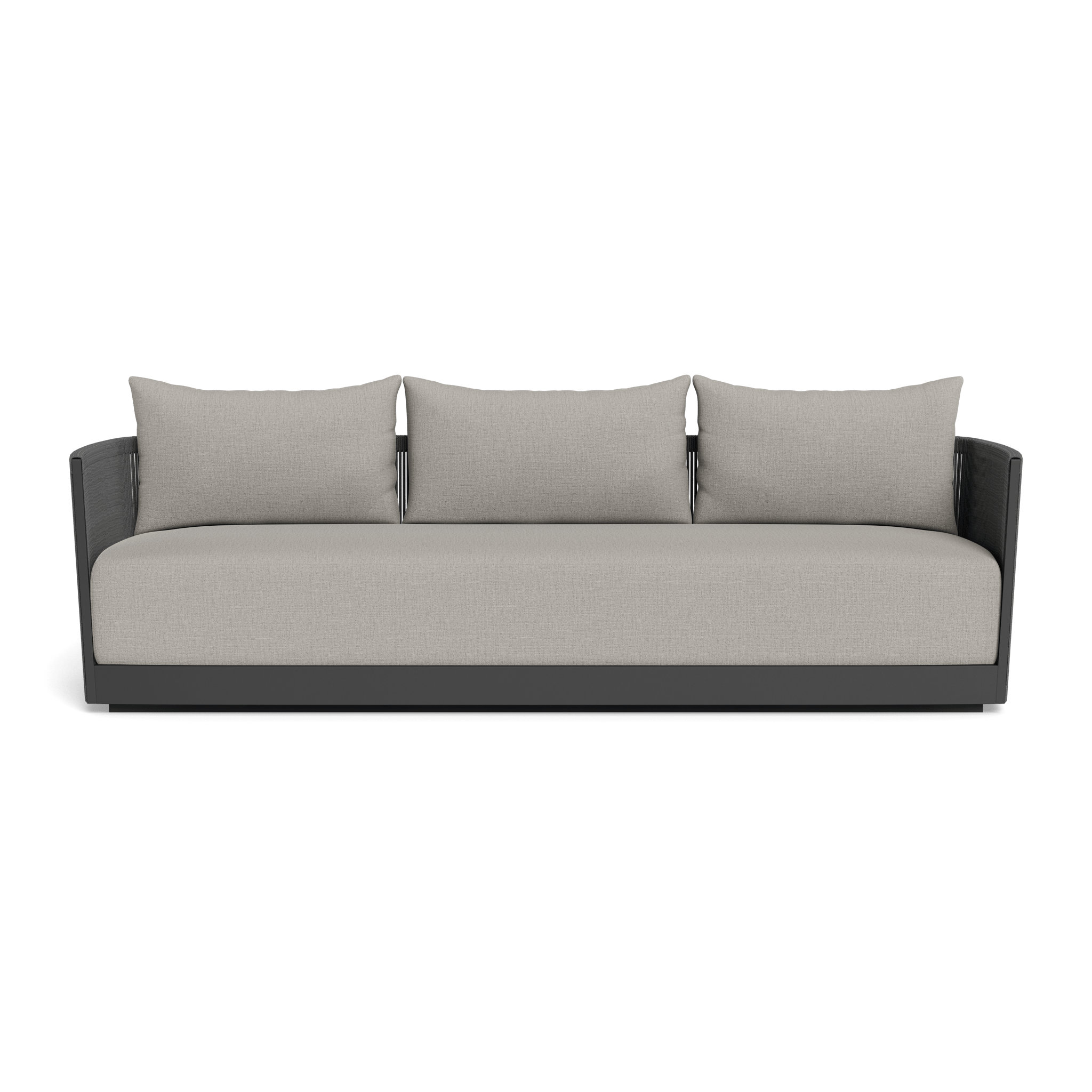 Antigua 3-Seat Sofa - Modern Fabric Living Room Couch for Small Spaces, Home & Office Use - Perfect for Lounging, Entertaining, and Relaxing