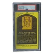 Joe Sewell Autographed 4x6 Cleveland Hall of Fame Plaque Card - PSA/DNA Certified #85026252 - Perfect for Baseball Memorabilia Collections & Sports Fan Gifts