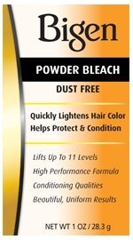 Bigen Dust Free Powder Hair Bleach 1 Oz - Gentle Lightening for DIY Home Hair Coloring & Salon Use