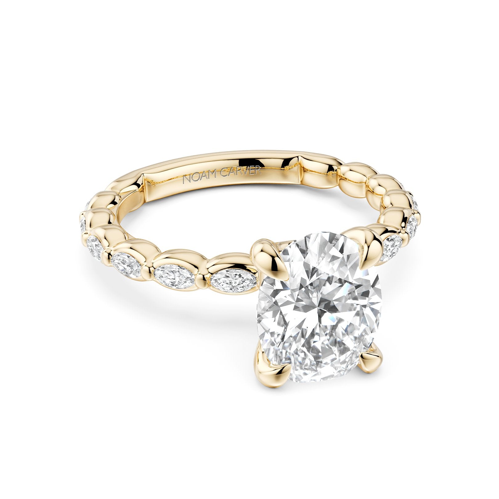 0.60 Carat Diamond Solitaire Engagement Ring for Women - 14K White Gold Wedding Band, Proposal Gift, Anniversary Jewelry - Perfect for Romantic Proposals, Weddings & Special Occasions