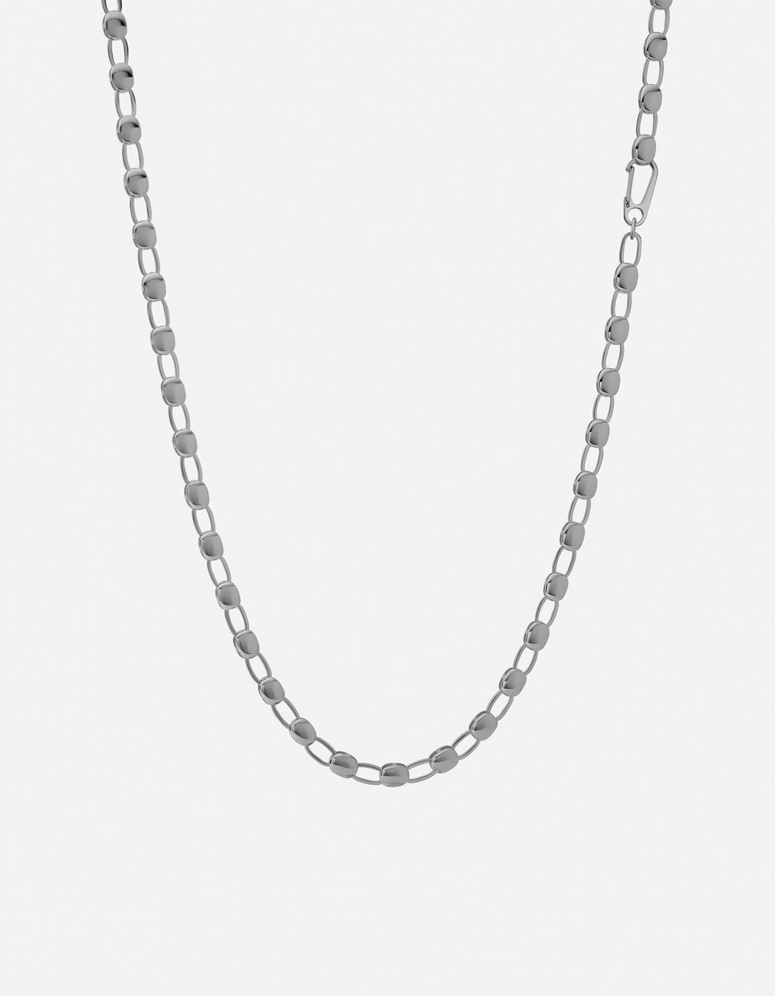Stylish Sterling Silver Ward Chain Necklace for Women - Perfect for Everyday Wear, Gifts & Special Occasions