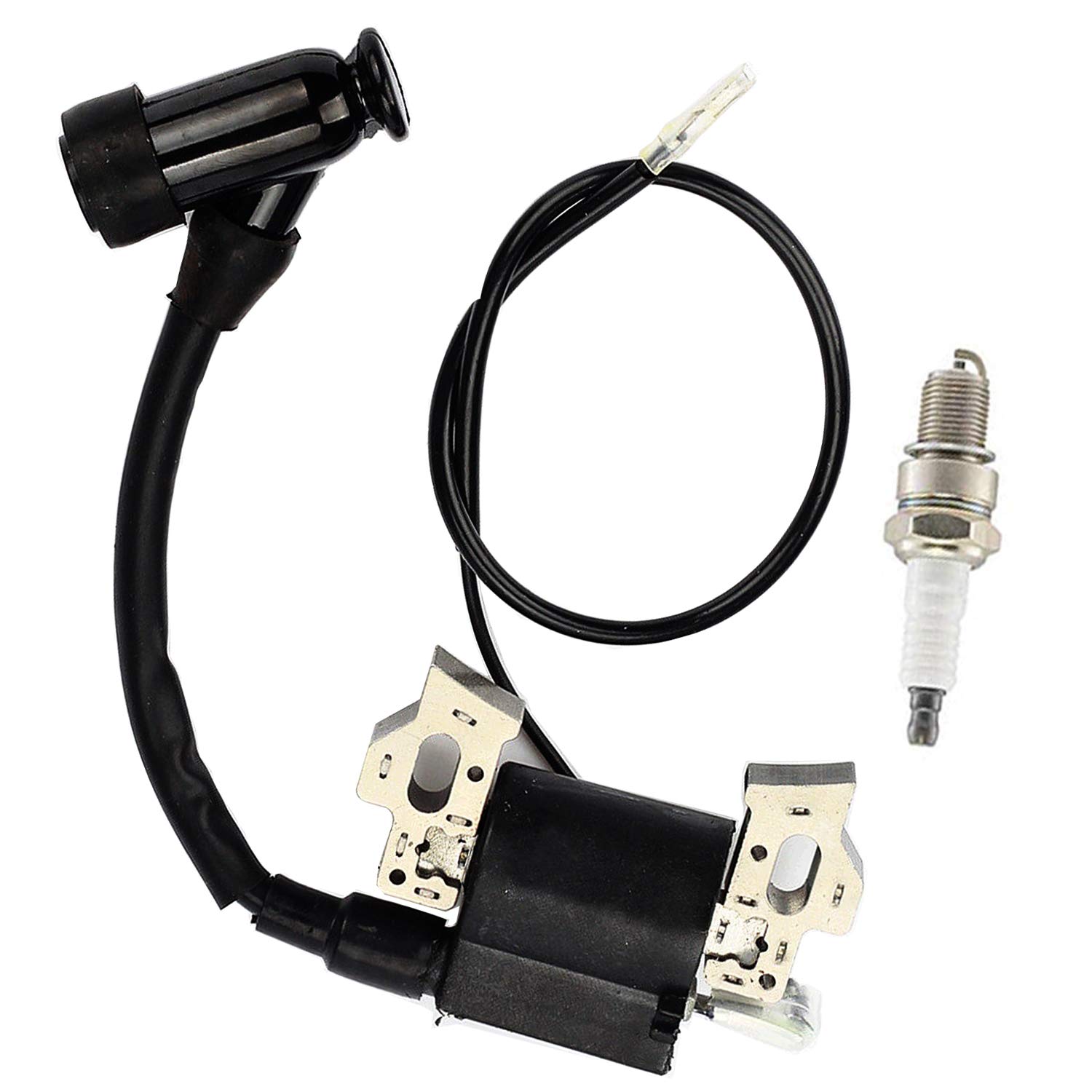 HIFROM Replacement Ignition Coil Spark Plug Compatible with Honda 30500-ZE7-033 30500-ZE7-063 30500-ZE7-043 GXV120 GXV140 GXV160 HRM215 HR214 - Perfect for Lawn Mower, Tiller, and Small Engine Maintenance