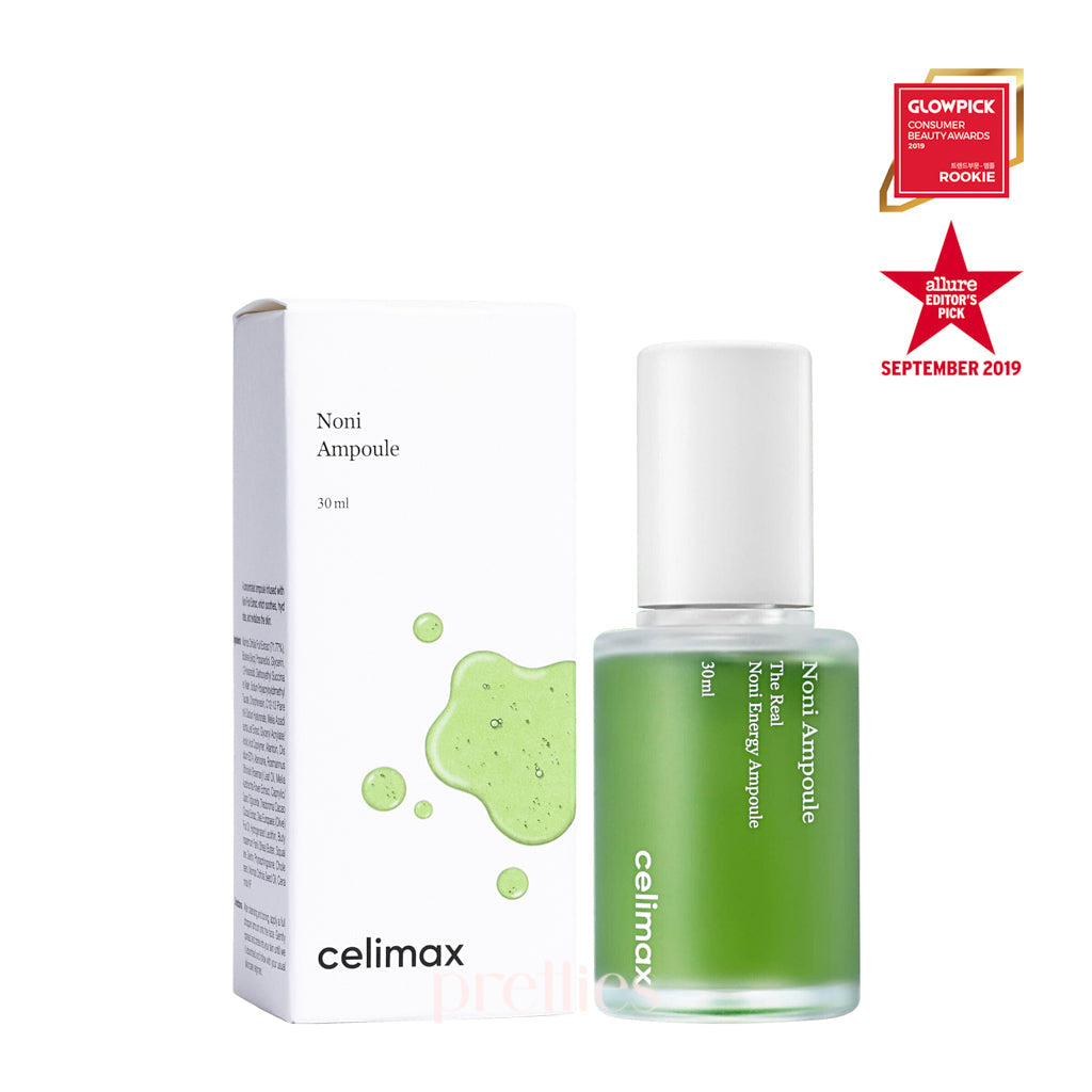 Celimax The Real Noni Energy Ampoule 30ml - Brightening & Hydrating Facial Serum for Glowing Skin | Perfect for Daily Skincare Routine & Anti-Aging Care