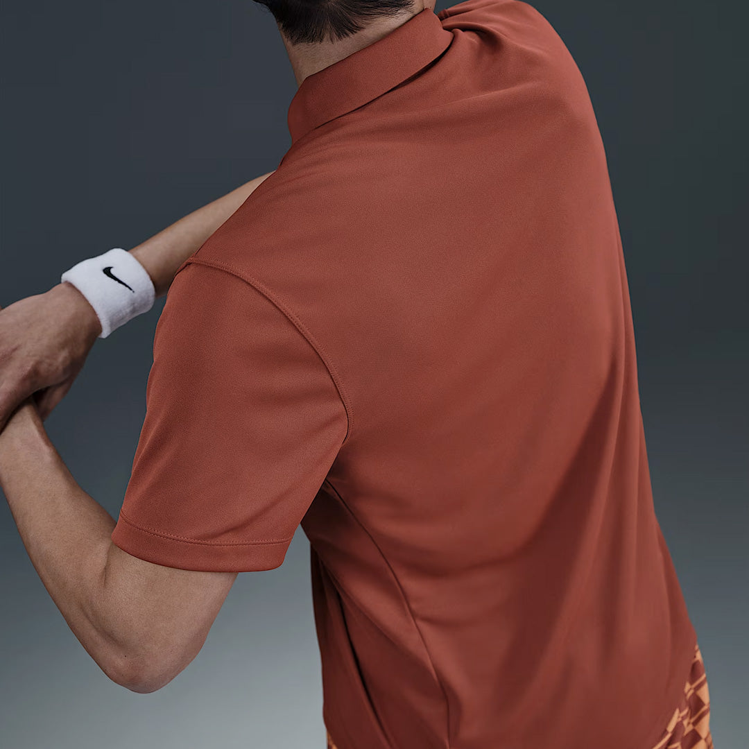 Nike Men's Dri-FIT Solid Performance Polo Shirt - Moisture-Wicking, Breathable, Quick-Dry - Mars Stone Color - Perfect for Golf, Tennis & Casual Wear