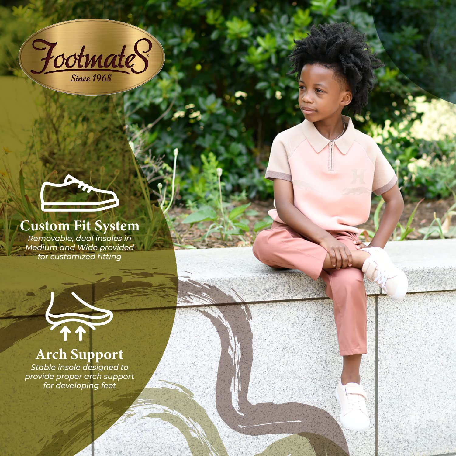 FOOTMATES Baby Boys Jordan Sneakers for Infant Toddler Little Kid - Comfortable Athletic Shoes for Playtime, School & Daily Wear