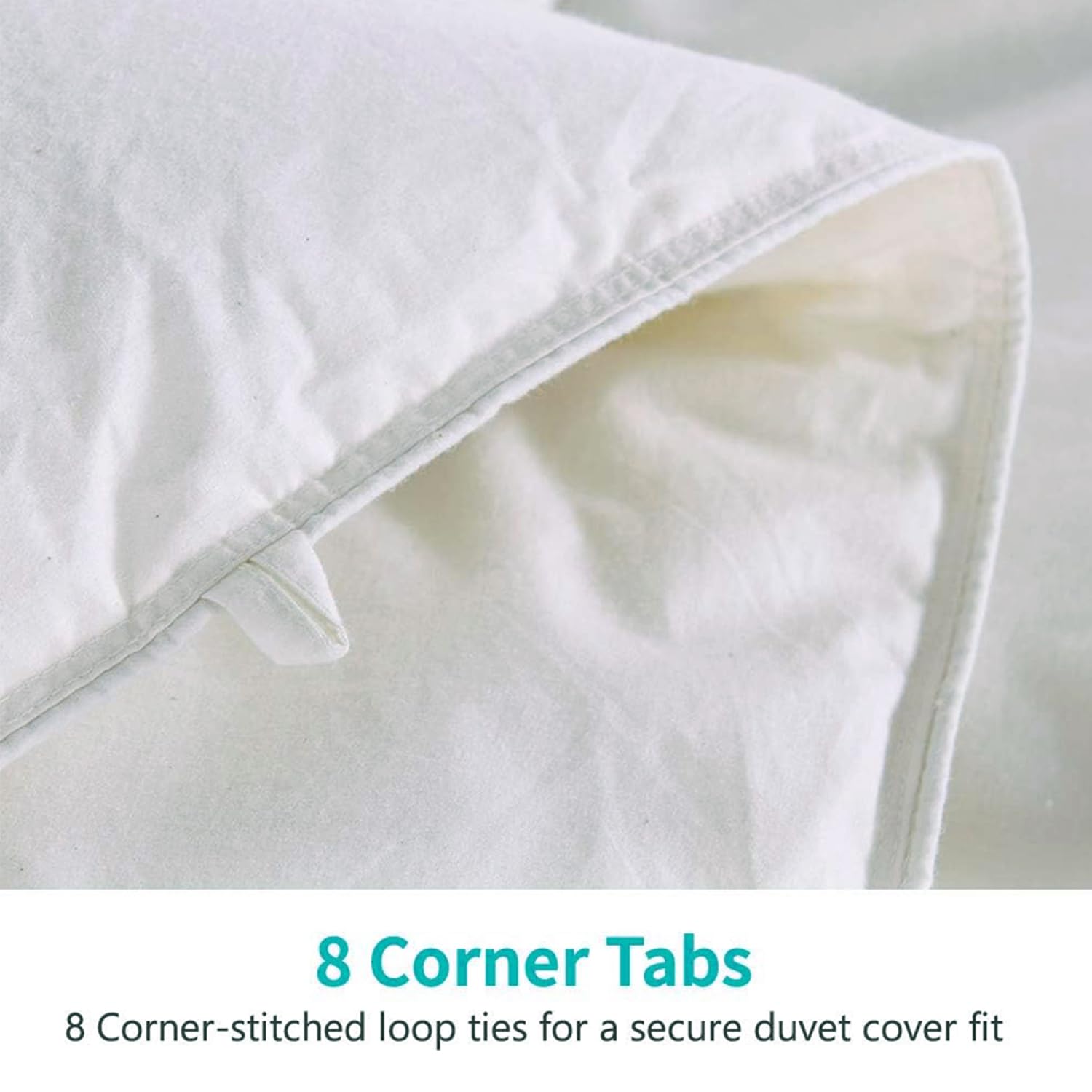 APSMILE Lightweight Down Alternative Comforter Twin Size - Ultra Soft 100% Organic Cotton Cover, Cooling Summer Duvet Insert for Warm Weather & Hot Sleepers - Fluffy All-Season Bedding (Ivory White, 68x90 Inches) - Perfect for Guest Rooms, Dormitories & Summer Nights