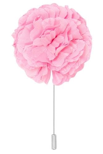 Premium Cotton Lapel Pin - Soft Light Pink for Men & Women | Perfect for Suits, Blazers, Jackets & Formal Events